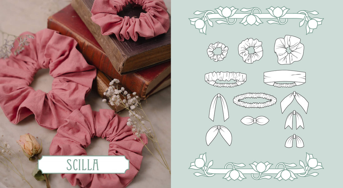 Meet Scilla! The Scrunchie & Headband Hair Accessory Pack!