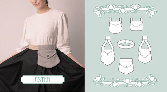 Meet the victorian fanny pack -  the Aster belt bag pack!