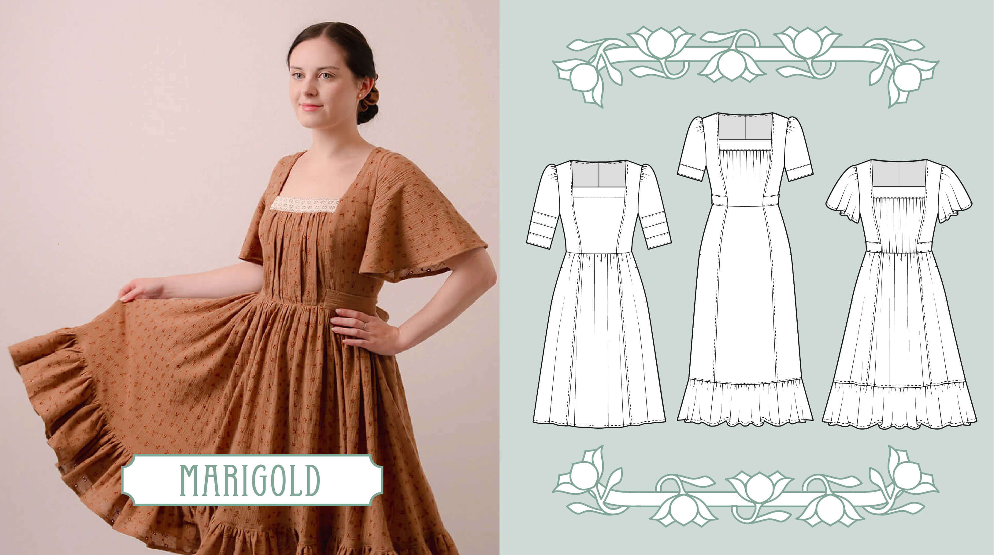Meet Marigold - our ladylike cottagecore dress